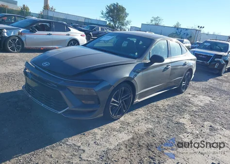 2025 Hyundai Sonata N Line z USA, uszkodzony, nr VIN KMHL54JC7SA502785
